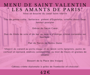 menusaintvalentin
